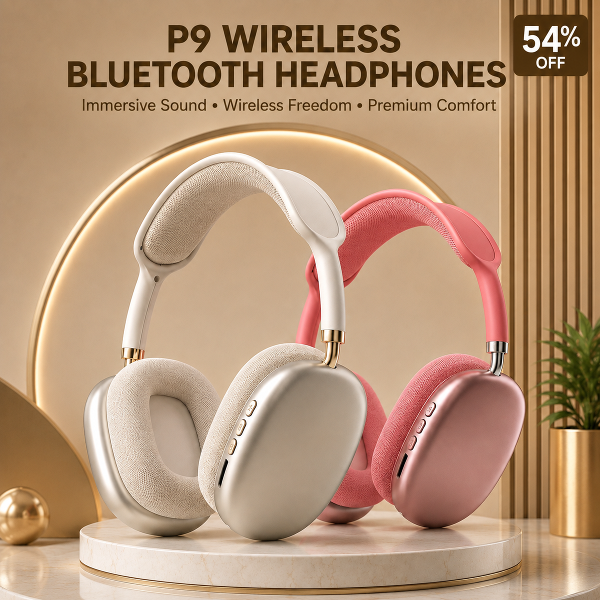 P9 Wireless Bluetooth Headphones