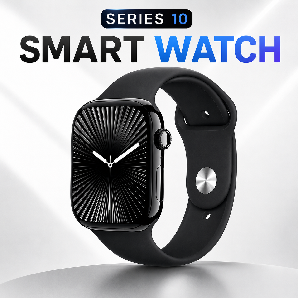 SR10 Series 10 Smart Watch with Apple Logo - 7 Straps Combo Deal