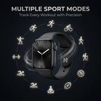 SR10 Series 10 Smart Watch with Apple Logo - 7 Straps Combo Deal
