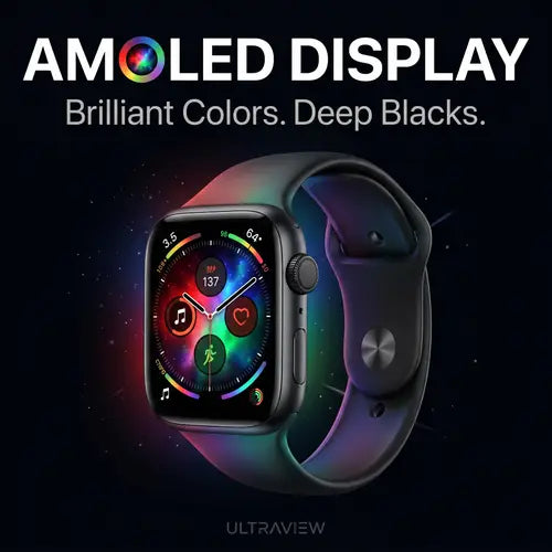 SR10 Series 10 Smart Watch with Apple Logo - 7 Straps Combo Deal